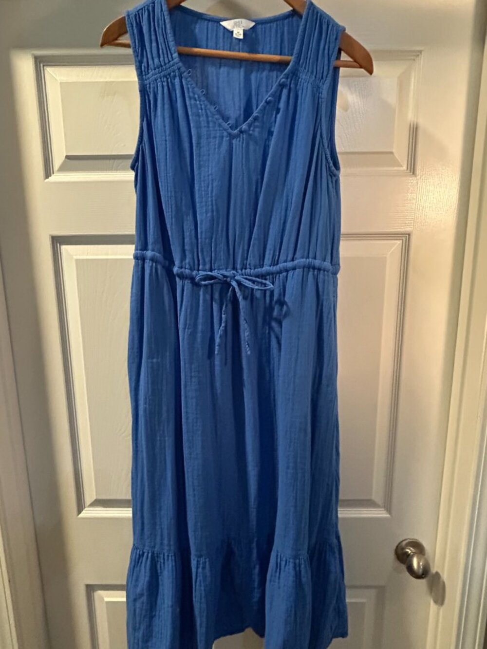 Time and Tru Royal Blue Sleeveless Fit and Flair Dress
